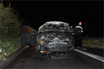 Melding 23.28 Prio 1 Brand Wegvervoer Personenauto Lutkepost Buitenpost